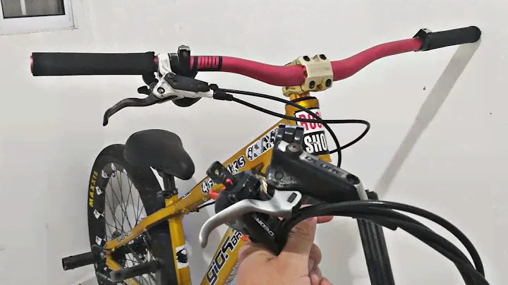 TIREI O FREIO DEORE É COLOQUEI Ó SHIMANO M395