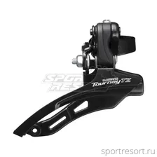 Переключатель передний Shimano Tourney FD-TZ500 (3х6/7ск, верхняя тяга, 28.6мм, без упак.)