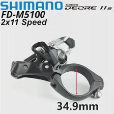 🛍 Передний переключатель передач Shimano Deore M5100 FD-M5100 велосипедный переключатель брендовый боковой поворотный кронштейн 2x1 1 Speed 2s 11 s 2x11 S 2v 11v FD M5100