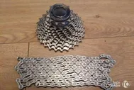 Система шоссе 3x10 Shimano FC-R553, кассета, цепь