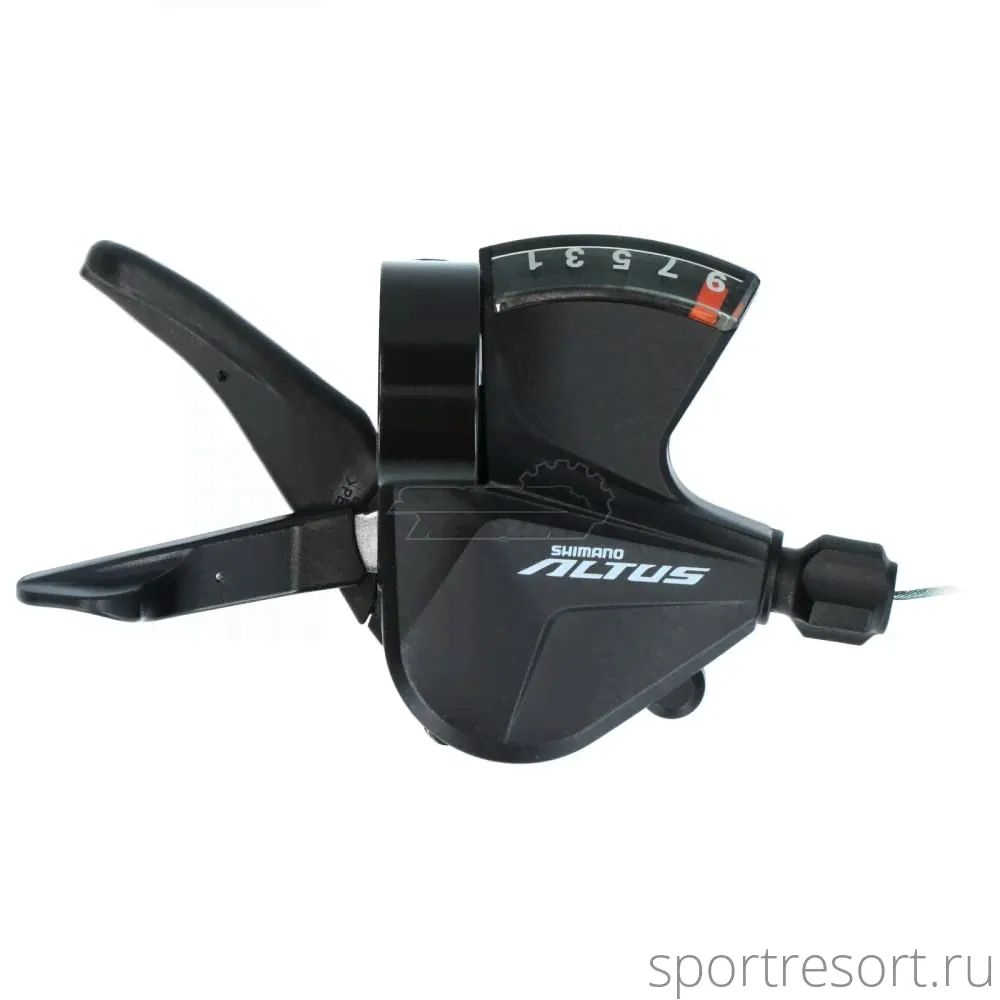 Шифтер Shimano M2010, Altus, правый 9 скоростей+трос 2050мм нержавеющий