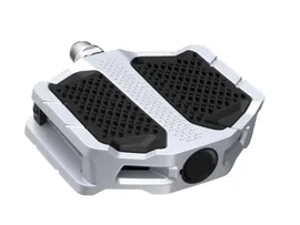 Педали велосипедные SHIMANO PD-EF205, топталки, алюминий, серебристый, EPDEF205S