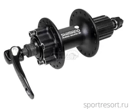 Втулка задняя Shimano Deore FH-M525 (36H, черная) лого Shimano