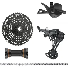 Комплект Shimano CUES U6000, 1х10ск, переключатель, манетка, система, каретка, кассета, цепь
