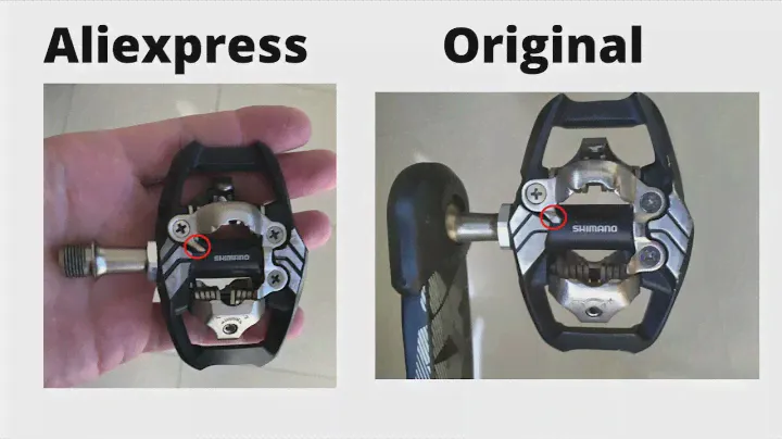 Pedal Clip Deore XT8020 Falso/Fake no Aliexpress