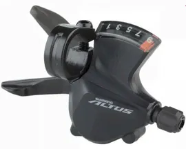 Шифтер Altus Shimano, M2010, правый, 9 скоростей, трос. 2050мм