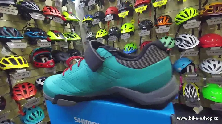Shimano SH-MT5W zelená - dámská cykloturistická bota